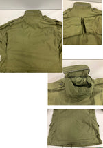 ミリタリー military 70's 70年代 US ARMY 米軍実物  M-65 フィールドジャケット 2nd セカンド アルミジップ VINTAGE ヴィンテージ MEDIUM-LONG ジャケット カーキ 101MT-5040