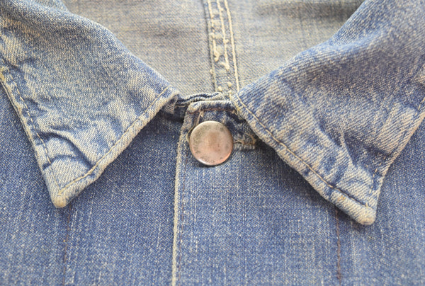 ヴィンテージ Vintage 30s 40s Prisoner Jacket  30's 40's プリズナージャケット 大戦 デニムカバーオール ジャケット ブルー 103MT-2501