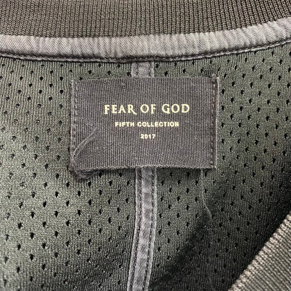 フィアオブゴッド FEAR OF GOD メッシュ  5C17M 半袖カットソー ブラック Sサイズ 201MT-3981