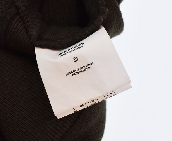 アンダーカバー UNDERCOVER ×KAWS 01ss CHAOTIC DISCORD期 ノースリーブ パーカー Z214-4 パーカ カーキ Mサイズ 103MT-2668
