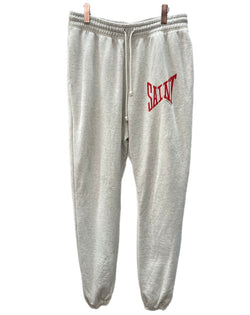 セントマイケル SAINT MICHAEL 21AW SWT PANTS LOGO スウェット パンツ ロゴ プリント 白 ロゴ SM-A21-0000-038 ボトムスその他 ホワイト Lサイズ 104MB-373