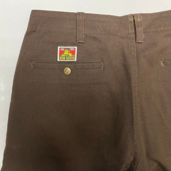【曜日割引対象外】 ベンデイビス BEN DAVIS 90's フリスコ ワークパンツ USA製 ボトムスその他 ブラウン 33サイズ 201MB-1197 VB