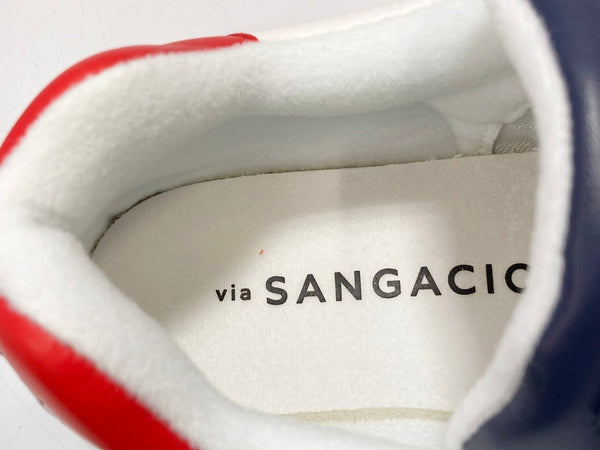サンガッチョ Sangacio  via SANGACIO にゅ～ず トリコロールカラー 白 メンズ靴 スニーカー ホワイト 27cm 101-shoes1551