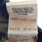 リーバイス Levi's 00s 立体裁断 デニムパンツ ユーロ 30 34 100040835 デニム ブルー 30 103MB-687