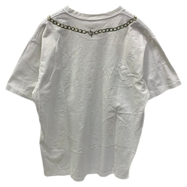 アベイシングエイプ A BATHING APE COMME des GARCONS コラボ Tシャツ ホワイト XLサイズ 201MT-4800