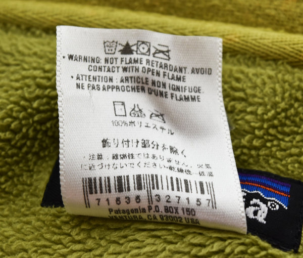 パタゴニア PATAGONIA Rhythm リズム プラッシュ シンチラ スウェット シャツ フリース スウェット イエロー Lサイズ 103MT-2641