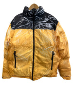 シュプリーム SUPREME 23SS ×THE NORTH FACE Printed Nuptse Jacket ノースフェイス プリンテッド ヌプシ ダウンジャケット ND02300I ジャケット イエロー Mサイズ 101MT-4414
