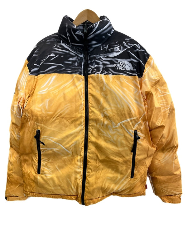 シュプリーム SUPREME 23SS ×THE NORTH FACE Printed Nuptse Jacket ノースフェイス プリンテッド ヌプシ ダウンジャケット ND02300I ジャケット イエロー Mサイズ 101MT-4414