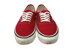 バンズ VANS ANAHEIM FACTORY Authentic 44 Dx オーセンティック アナハイム Racing スケボー シューズ 茶 VN0A38ENMR9 メンズ靴 スニーカー レッド 27cm 104S-1045