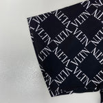 ヴァレンティノ VALENTINO  VLTNグリットプリントオーバーサイズTシャツ RV0MG01UUVC Tシャツ ブラック Lサイズ 201MT-3352