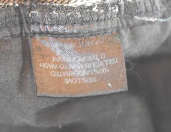 ノーフェイススタジオ nofaithstudios フレアデニム Y2K デニムパンツ デニム ブラック LLサイズ 103MB-578