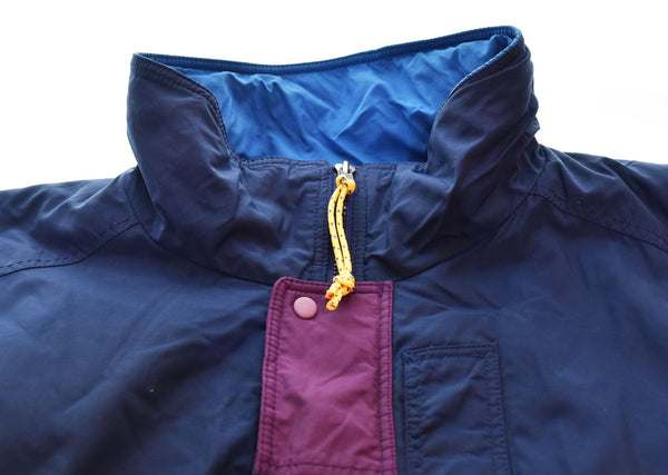 パタゴニア PATAGONIA 90s 90’s ガイドパーカ ベスト 90s 旧タグ オールド 90年代  フルジップ 中綿 ナイロン 85420F2 ベスト ネイビー LLサイズ 103MT-2594