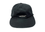 オフホワイト OFF-WHITE BOOKISH OW BASEBALL CAP ベースボール キャップ ウォッシュ ダメージ 加工  ハット 黒 OMLB022R21FAB0061001 帽子 メンズ帽子 キャップ ロゴ ブラック 104H-53