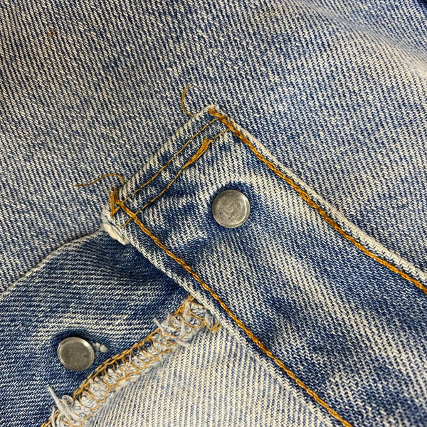 【曜日割引対象外】 リーバイス Levi's 70's 80's 501 66後期 ボタン裏6 W34 デニム ブルー 201MB-1119 VB