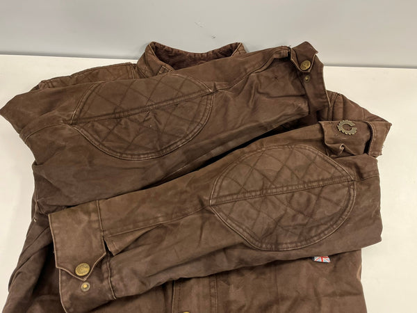 ベルスタッフ BELSTAFF パテッドジャケット TRIALMASTER LEGEND 2007 4ポケット コットンキャンバス made in ENGLAND イングランド製 XXL ジャケット ブラウン 101MT-5367