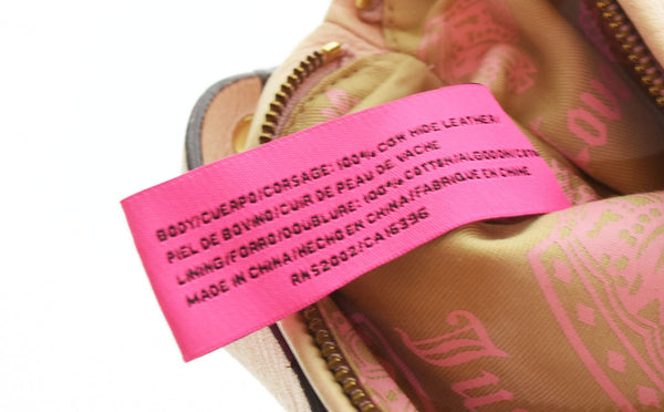 ジューシークチュール JUICY COUTURE ハートチャーム レザー ハンドバッグ バッグ レディースバッグ ハンドバッグ ピンク 103B-116