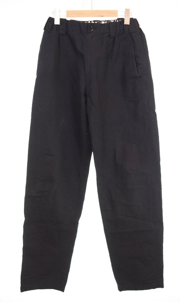 ヨウジヤマモト Yohji Yamamoto ワイズ Y's 綿麻ワイドパンツ 2 MM-P50-085  ボトムスその他 ブラック 2 103MB-691