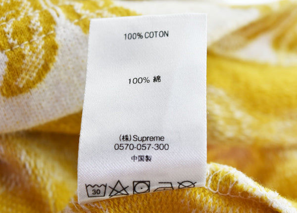 シュプリーム SUPREME 18SS Butterfly Jacquard L S Top Tee 蝶 ロンT   Mサイズ 103MT-2791