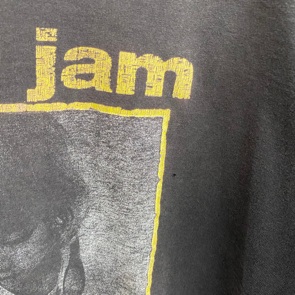 【曜日割引対象外】 ヴィンテージ vintage 90's パールジャム PEARL JAM CHOICES KIDS GUNS 1992 JERZEES USA製 Tシャツ ブラック XLサイズ 201MT-3931 VB