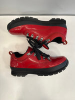 シュプリーム SUPREME × Timberland Patent Leather Euro Hiker Low ユーロ ハイカー ロー パテント レザー 赤 A2DJK メンズ靴 スニーカー レッド 27cm 101sh-2356