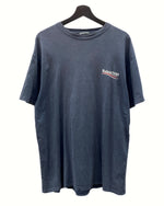 バレンシアガ BALENCIAGA CAMPAIGN LOGO PRINT T-SHIRT キャンペーン ロゴ プリント Tシャツ 半袖 カットソー 紺 556150 TAV44 Tシャツ ロゴ ネイビー Mサイズ 104MT-1183