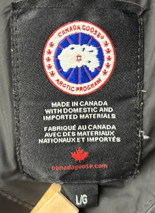 カナダグース CANADA GOOSE ダウンコート 2204L ジャケット ブラック Lサイズ 201LT-352