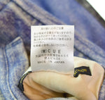 トーキング アバウト ジ アブストラクション TALKING ABOUT THE ABSTRACTION 転写 Wool Jacket ウール ジャケット 3rd TYPE チェック リバーシブル 2 ジャケット ブルー 103MT-2335