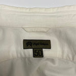 【曜日割引対象外】 ナイジェルケーボン Nigel Cabourn ブリティッシュオフィサーズシャツ 8046-00-10000 長袖シャツ ホワイト 50サイズ 201MT-4463 VB