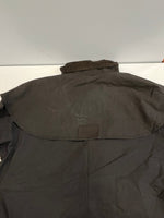 バブアー BARBOUR 90's 90年代 BUCKHOUSE バックハウス ダブルネーム STOCKMAN COAT バブアー ストックマン コート ワックス コットン オイルドジャケット  VINTAGE ヴィンテージ XL 44inch ジャケット ネイビー 101MT-5335