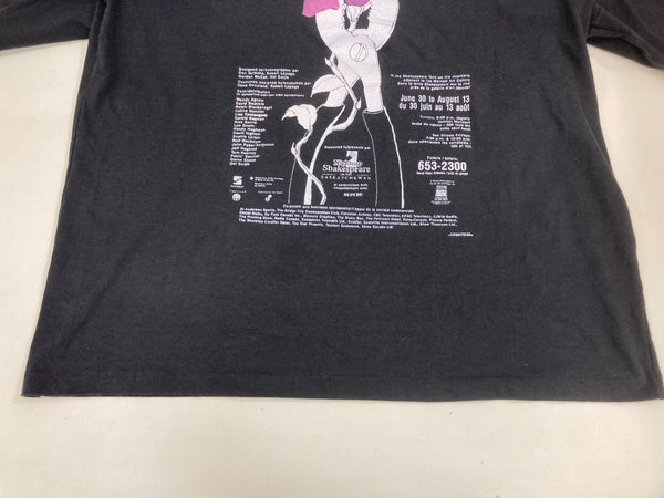 ヴィンテージ vintage 90's 90s Romeo and Juliet 舞台版 ロミオとジュリエット - Tシャツ ブラック フリーサイズ 101MT-3519