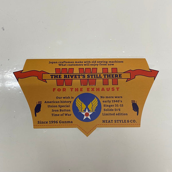 【曜日割引対象外】 ニートスタイル Neat Style WWII 大戦モデル 日本製 デニム ブルー W34サイズ 201MB-1071 VB