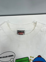 US US古着 South Park MARDI GRAS NEW ORLEANS サウスパーク ニューオーリンズ マルディグラ キャラT アニメT 白 XL Tシャツ ホワイト LLサイズ 101MT-4920