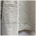 【曜日割引対象外】 ミリタリー MILITARY 西ドイツ ホワイトモールスキン ジャケット コート ホワイト 50サイズ 201MT-4609 VB