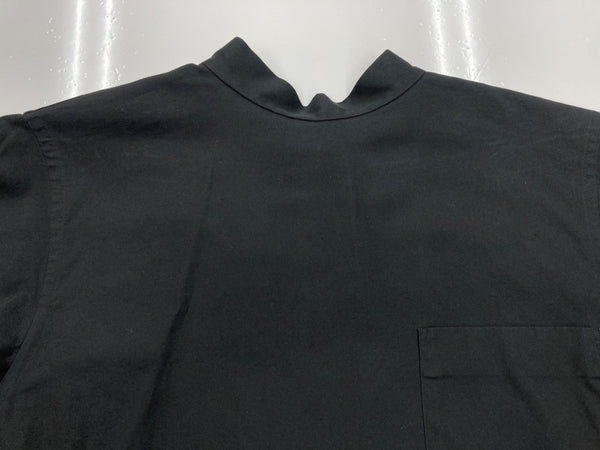 コムデギャルソン COMME des GARCONS コムコム 21SS 2020年製 バックオープン リボン ブラウス SHIRT BLOUSE RIBBON コットン 日本製 BLACK 黒 RG-B006 長袖シャツ 無地 ブラック XSサイズ 104LT-247