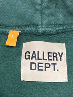 ギャラリーデプト GALLERY DEPT CENTER LOGO PULL OVER HOODIE センター ロゴ プルオーバー フーディ パーカー 緑 パーカ ロゴ グリーン Lサイズ 104MT-1276