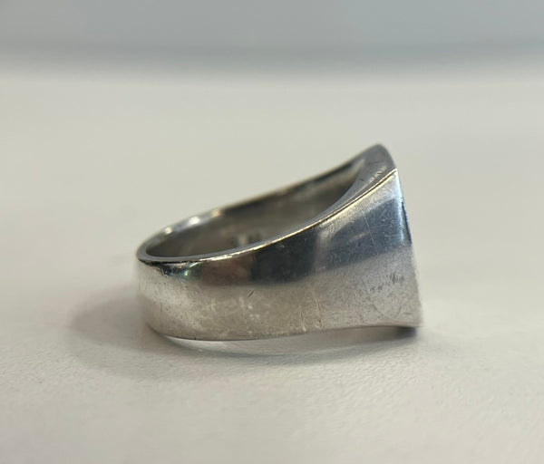 トムウッド TOMWOOD Cushion Satin クッションサテンリング シグネットリング 印台 925刻印 　 メンズジュエリー・アクセサリー 指輪・リング シルバー 101goods-174