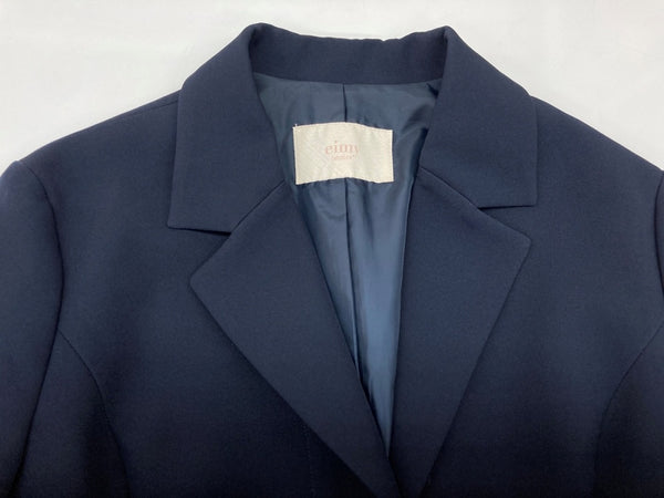 エイミーイストワール eimy istoire プリーツ トリム テーラード 紺ブレ フリル ゴールドボタン クラシック ガーリー フェミニン NAVY 紺 1124101704-1 ジャケット ネイビー フリーサイズ 104LT-241