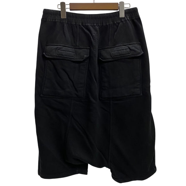 リックオウエンス Rick Owens DRKSHDW 16FW ポッズサルエルスウェット DU16F8380-F ハーフパンツ ブラック XSサイズ 201MB-963