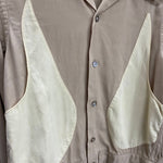 【曜日割引対象外】 ヴィンテージ vintage 40's The KANGAROO SHIRT by MACK カンガルーシャツ 長袖シャツ ベージュ Sサイズ 201MT-4577 VB