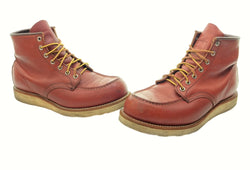 レッドウィング RED WING 6inch CLASSIC MOC インチ クラシック モック 9 1/2D 赤 8875 メンズ靴 ブーツ ワーク レッド 27.5cm 104-shoes175