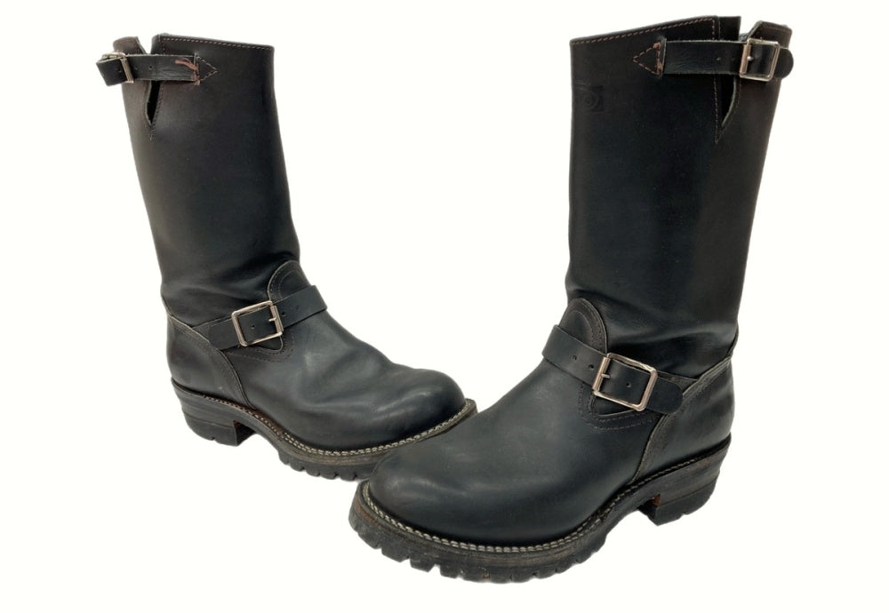 ウエスコ Wesco The Boss ENGINEER BOOTS エンジニア ブーツ Vibram ビブラム ソール 黒 7700100 085  D メンズ靴 ブーツ エンジニア ブラック 8 2/1D 104-shoes459 | 古着通販のドンドンサガール