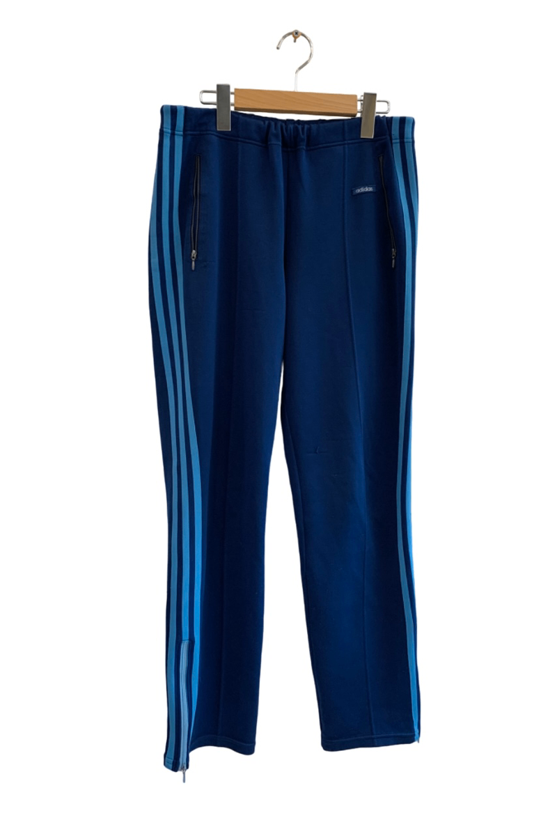 アディダス adidas Wドイツ製 70's ジャージ ロゴ ブルー 5