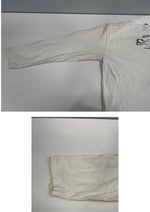 ハーレーダビッドソン Harley-Davidson 00’s BLUE RIDGE バーアンドシールドロゴ トライバル柄 袖プリント 両面プリント VINTAGE ヴィンテージ XL ロンT ホワイト LLサイズ 101MT-4567