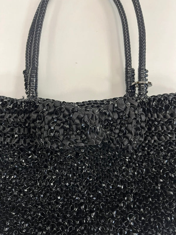 アンテプリマ ANTEPRIMA ワイヤーバッグ 黒 リボン バッグ レディースバッグ ハンドバッグ ブラック 101bag-199