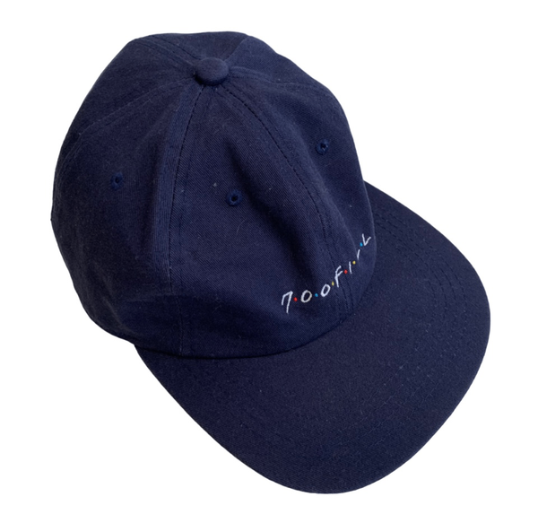 【中古】セブンハンドレッドフィル 700fill 6panel Low Crown 帽子 メンズ帽子 キャップ ロゴ ネイビー 201goods-388