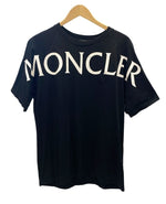 モンクレール MONCLER MAGLIA GIROCOLLO ビッグロゴ クルーネックTシャツ 黒 半袖  G10918C7C510 Tシャツ ブラック Lサイズ 101MT-2824