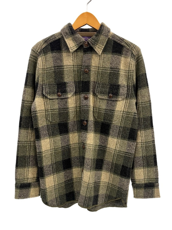 ラルフローレン RalphLauren purple label パープルレーベル 50th anniversary collection チェックシャツ シャツジャケット 緑 長袖シャツ グリーン Sサイズ 101MT-4809