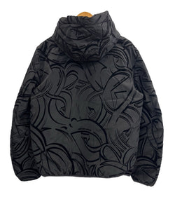 アルマーニ ARMANI EMPORIO ARMANI 総柄ダウンジャケット 3H1B7D 1NKFZ サイズ50 ジャケット ブラック 101MT-4345