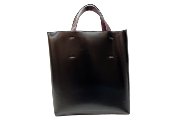 マルニ MARNI BLACK MUSEO SMALL BAG ミュゼオ スモール バッグ 2Way ショルダー ハンド かばん 黒 SHMPV01TY0 LV639 バッグ レディースバッグ 2way・3wayバッグ ロゴ ブラック 104B-93