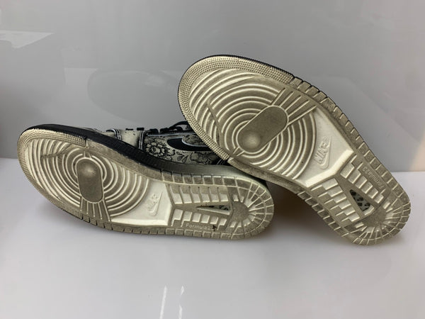 ナイキ NIKE  AIR JORDAN 1 HIGH ZOOM AIR CMFT 2 PRM FQ8155-010 メンズ靴 スニーカー ブラック 29.0cmサイズ 201-shoes1542